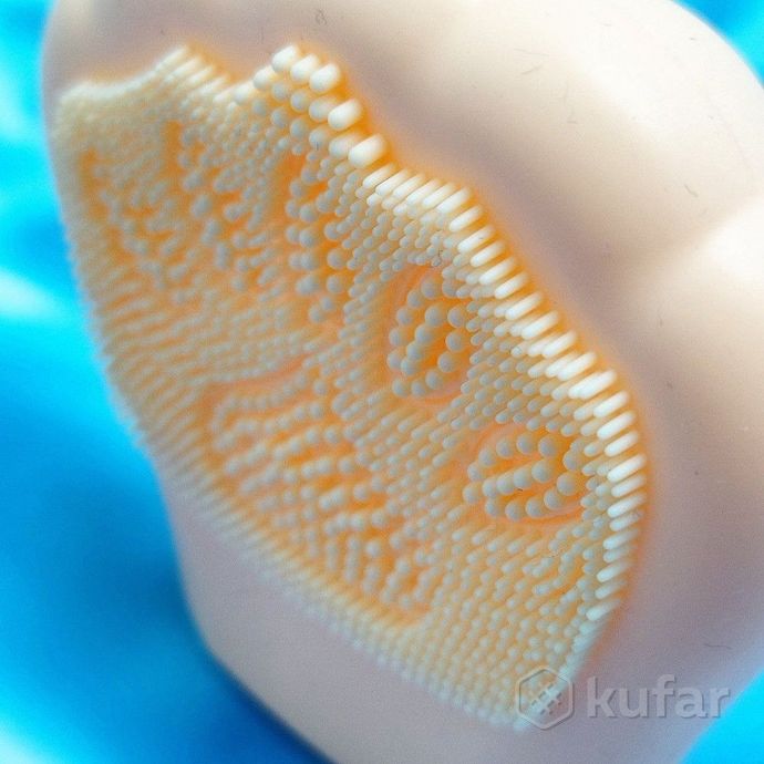фото массажер силиконовый ручной для лица и тела лапка / силиконовая щетка для очищения лица 4
