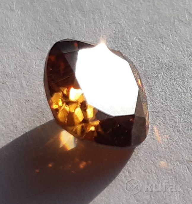 фото золотистый бриллиант - 3,26 карат 2