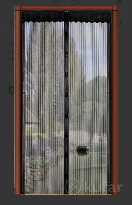 фото дверная антимоскитная противомоскитная москитная сетка на магнитах 0