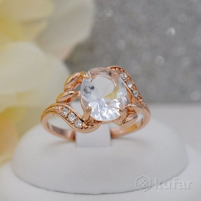фото кольцо и серьги *изысканный алмаз* скидка 1