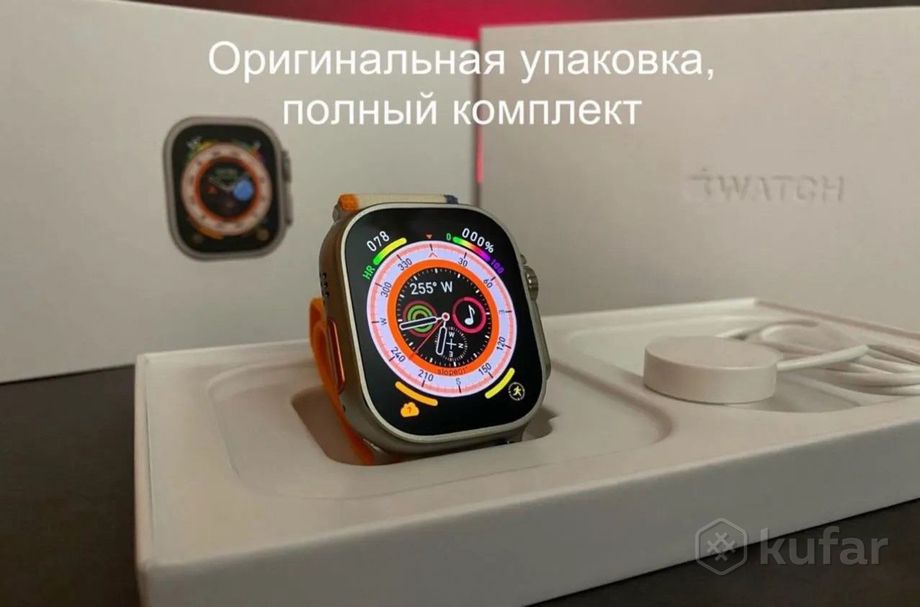 фото новинка. смарт-часы hk 9 ultra / лучшая копия apple ultra 2 с гарантией и бесплатной доставкой по рб 3