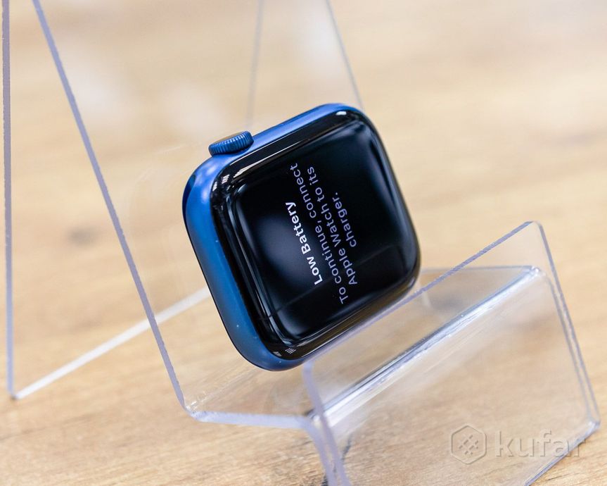 фото умные часы apple watch series 7 45 мм (синий) 3