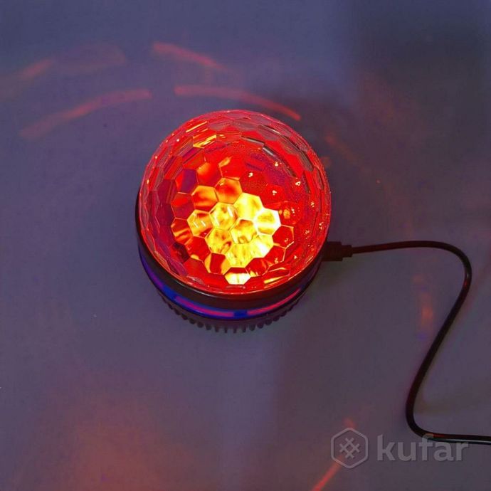 фото проектор  ночник мерцание led q6 star light с пультом ду (режимы подсветки, датчик звука) 5