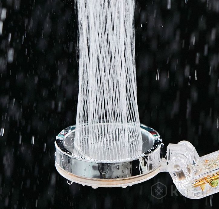 фото турбо насадка - массажердля душа 2-х режимная водосберегающаяflap pressurization filter shower (съем 4