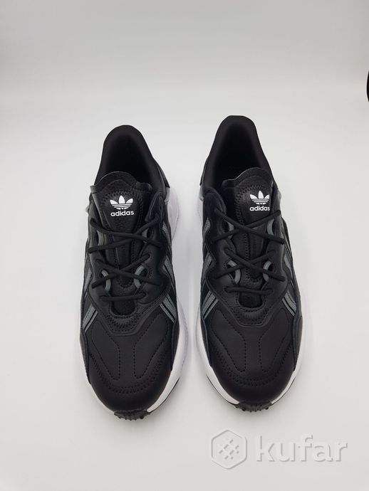 фото кроссовки мужские черные adidas ozweego / повседневные / весенние 4