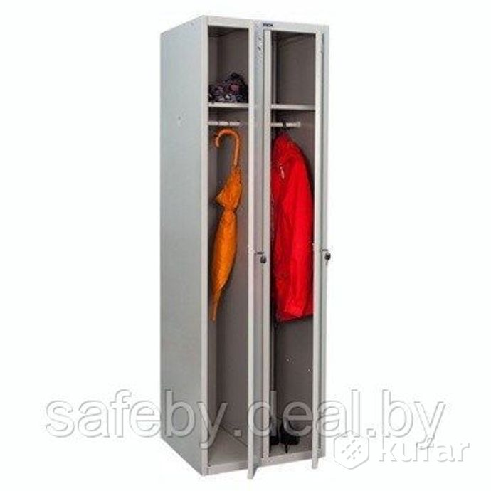 фото шкаф металлический для одежды практик ls-21-60 0