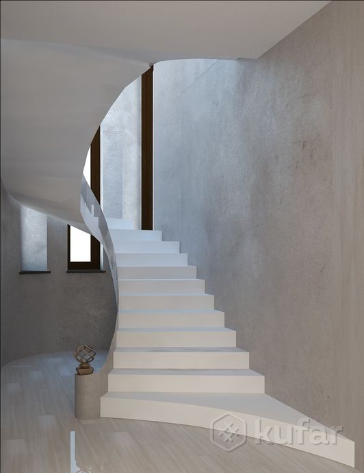 фото монолитная бетонная лестница ,все виды 2