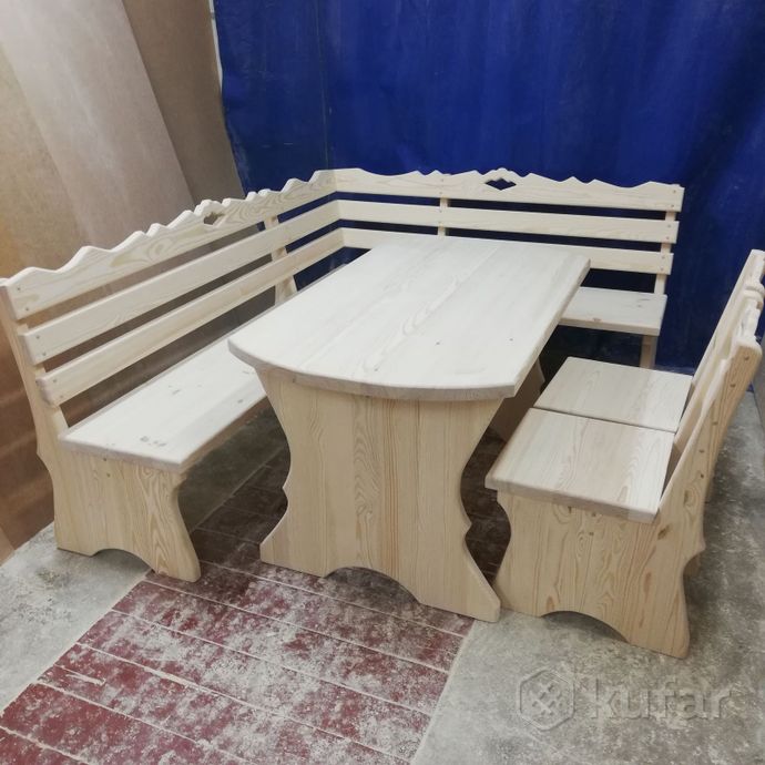 фото мебель для бани(стол, скамейка, лавка, стул) 0