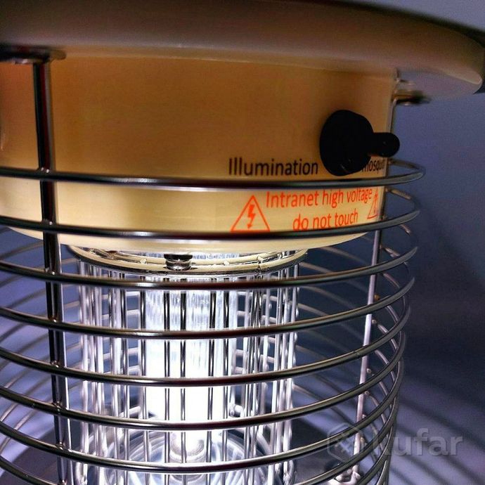 фото антимоскитный уличный светильник-ловушка для комаров bug zapper jsd-003 на солнечных батареях или us 7