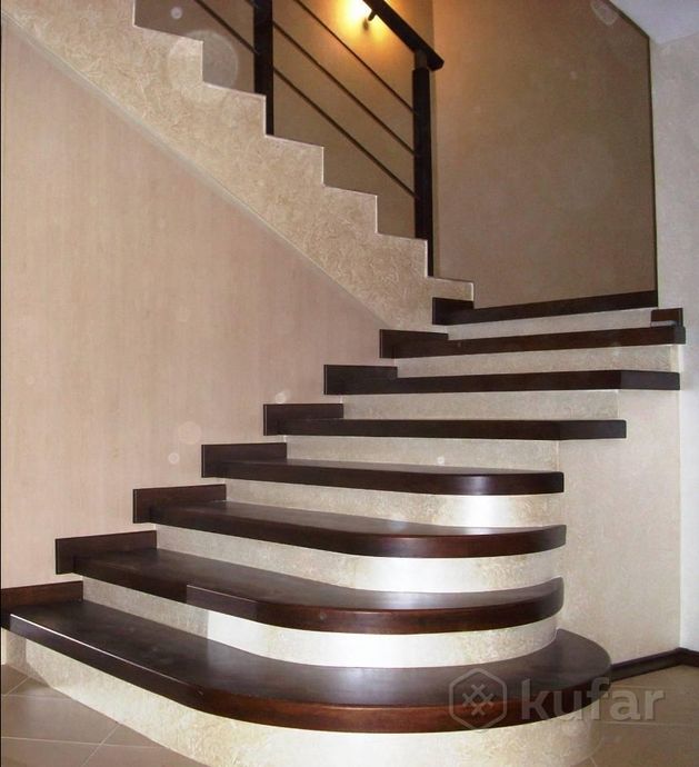 фото монолитная бетонная лестница изготовим за 3дня 6