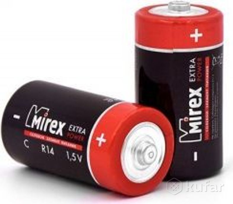 фото батарейка mirex r14 c (lr14) 0