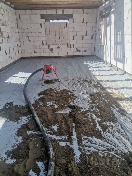 фото стяжка пола, заливка бетона, гидроизоляция 3