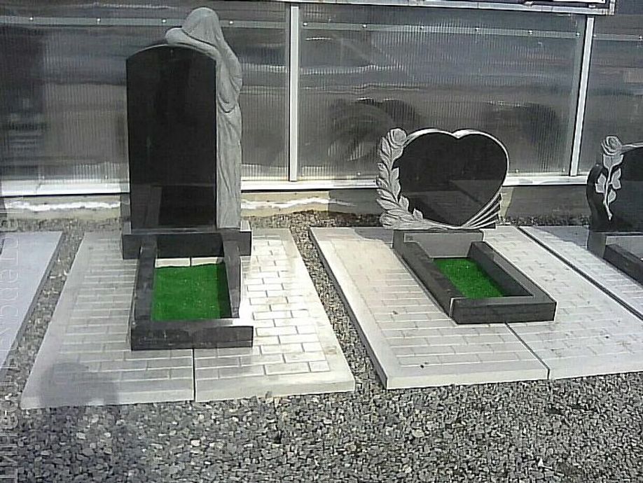 фото памятники-благоустройство могил гресс-керамогранит 1