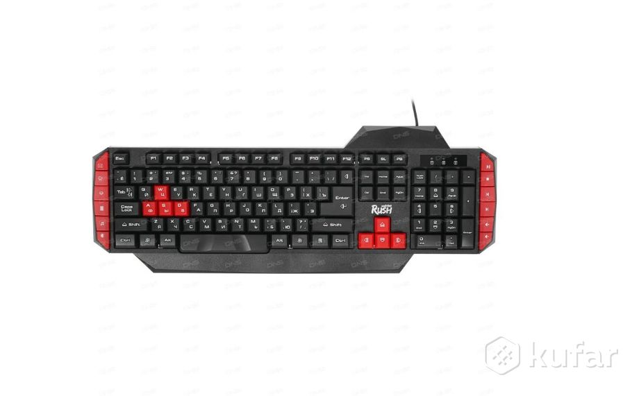 фото игровая клавиатура с красными клавишами 3