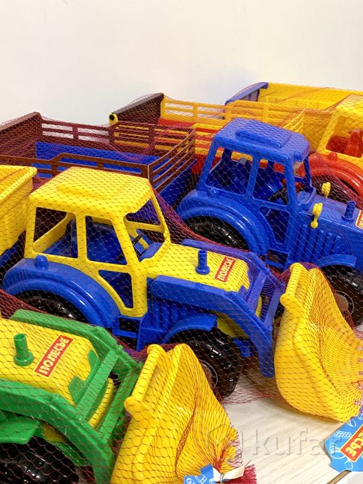фото тракторы ''алтай'' полесье/ детские игрушечные тракторы/тракторы с прицепами/синий трактор 0