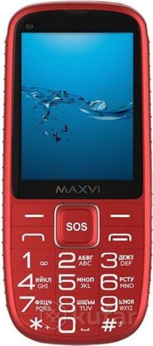 фото мобильный телефон ''maxvi'' b9 red dual sim 1