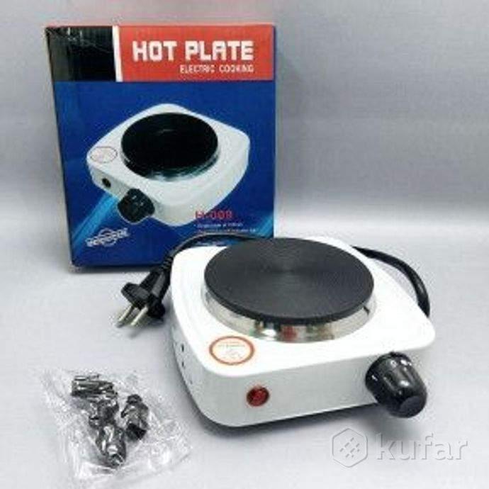 фото электрическая настольная плита (одноконфорочная) hot plate h-009 (220v, 500w, световой индикатор, 5  0
