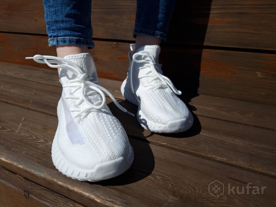 фото кроссовки белые adidas yeezy размер 41 1