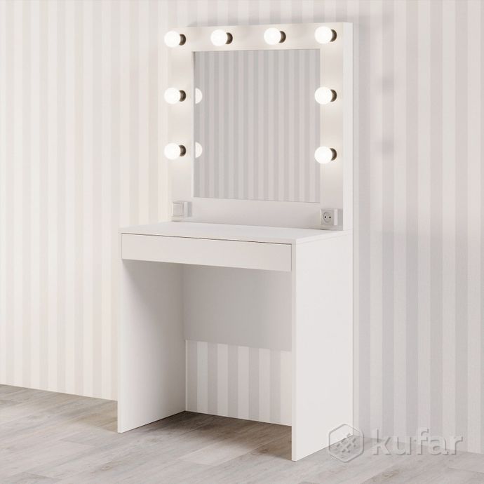 фото туалетный столик с зеркалом и подсветкой под заказ  0