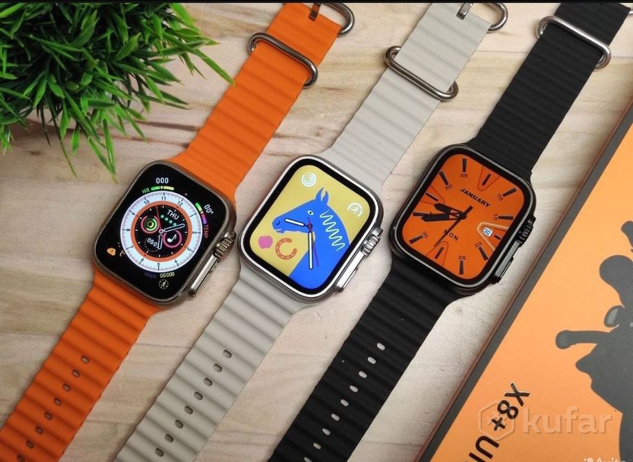 фото  умные часы смарт часы apple watch  smart ultra  x8+ ultra - 49 мм (copy)  смарт часы 0