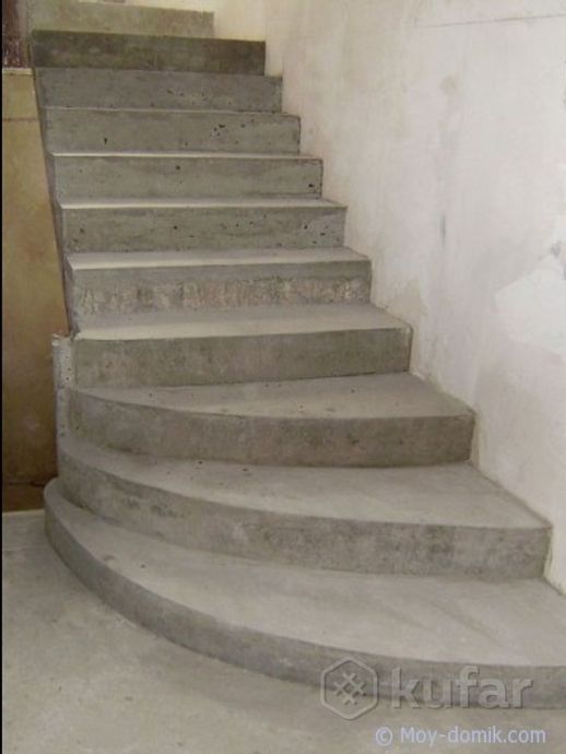 фото монолитная бетонная лестница за 3 дня 5