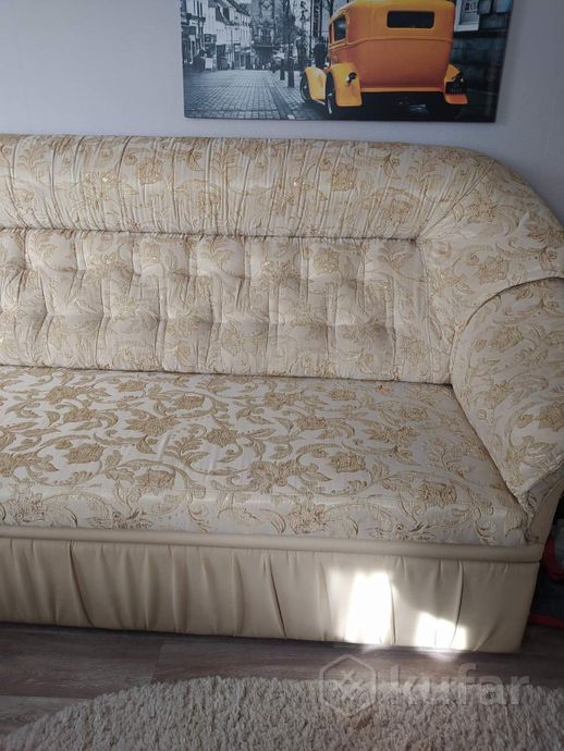 фото мягкий уголок: диван, кресло, банкетка  3