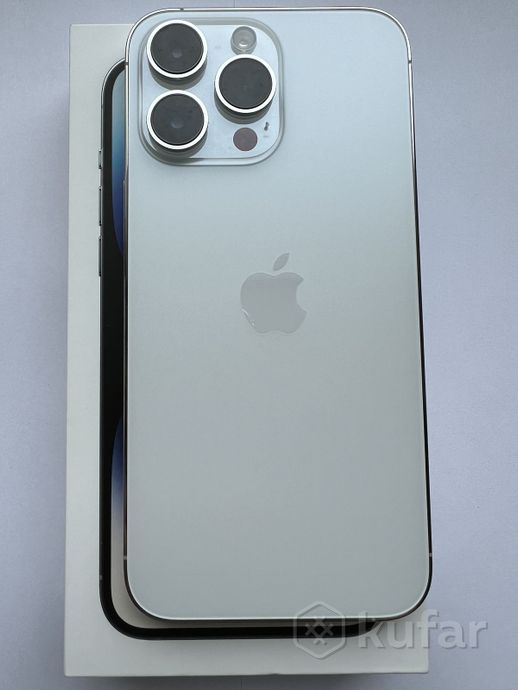 фото apple iphone 14 pro max 256 gb silver как новый гарантия 0