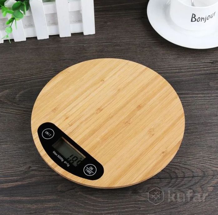фото электронные бамбуковые кухонные весы electronic kitchen scale (до 5 кг) 9