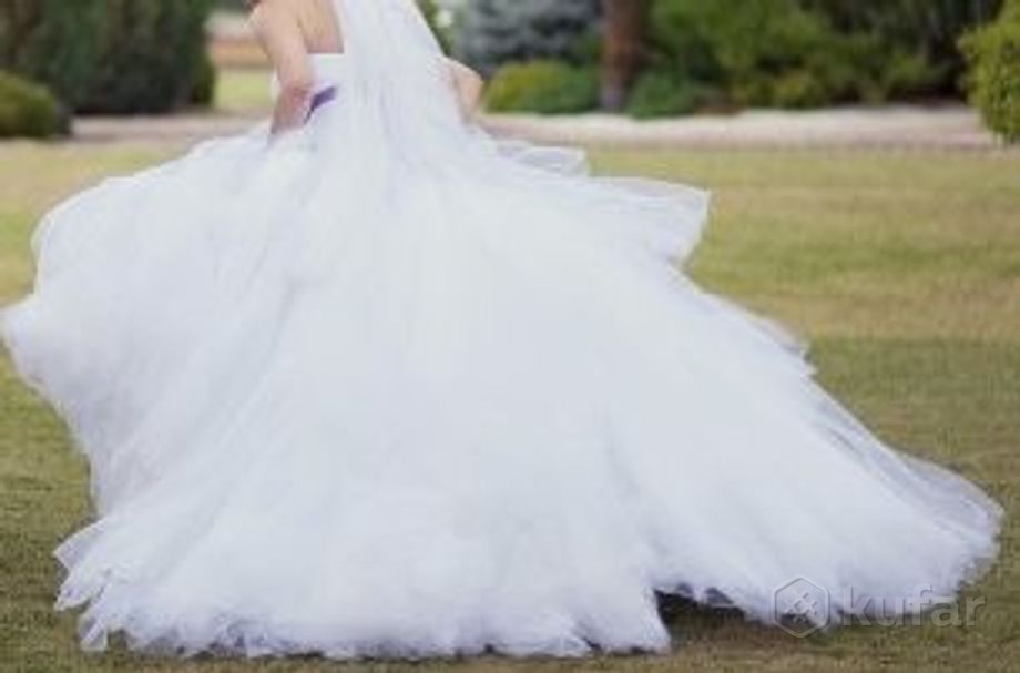 фото свадебное платье, р.42-44, белое 3