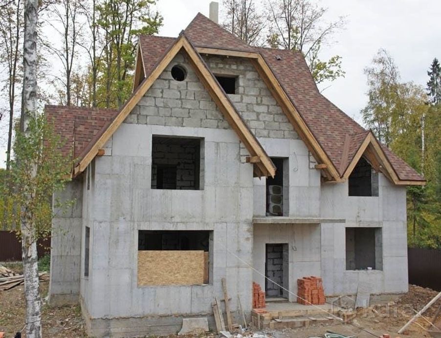 фото строим дома-бани-гаражи-сараи из блоков,фундаменты 2