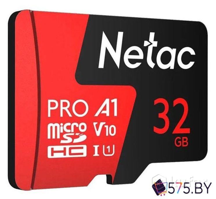 фото карта памяти netac p500 extreme pro 32gb nt02p500pro-032g-r (с адаптером) 1