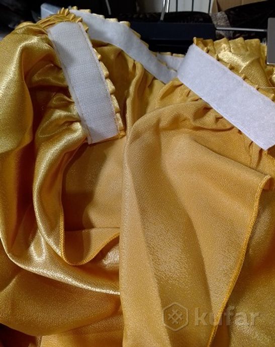фото фуршетная золотая юбка 0,72 х 2,80 м 4