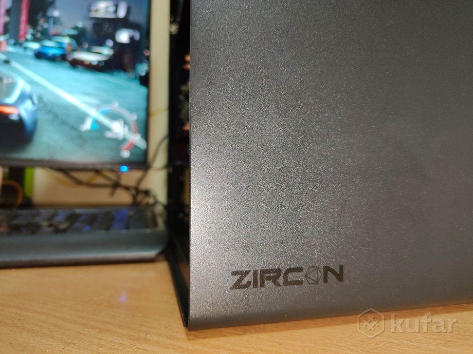 фото игровой пк zircon на ddr4, 16gb ram, ssd, rx 580 3