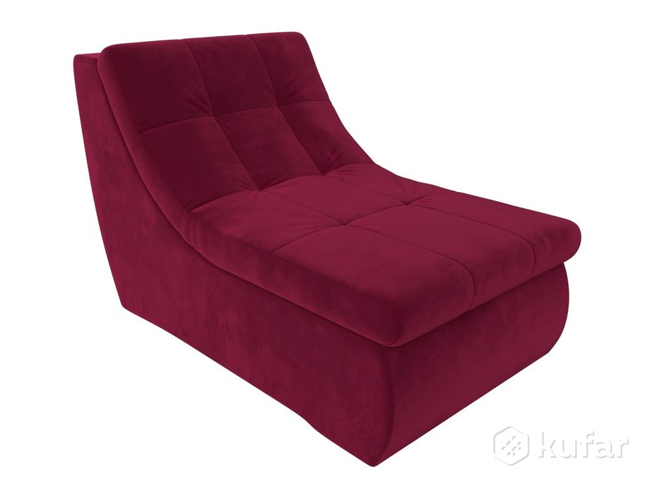 фото модуль холидей кресло микровельвет бордовый - лига диванов 0
