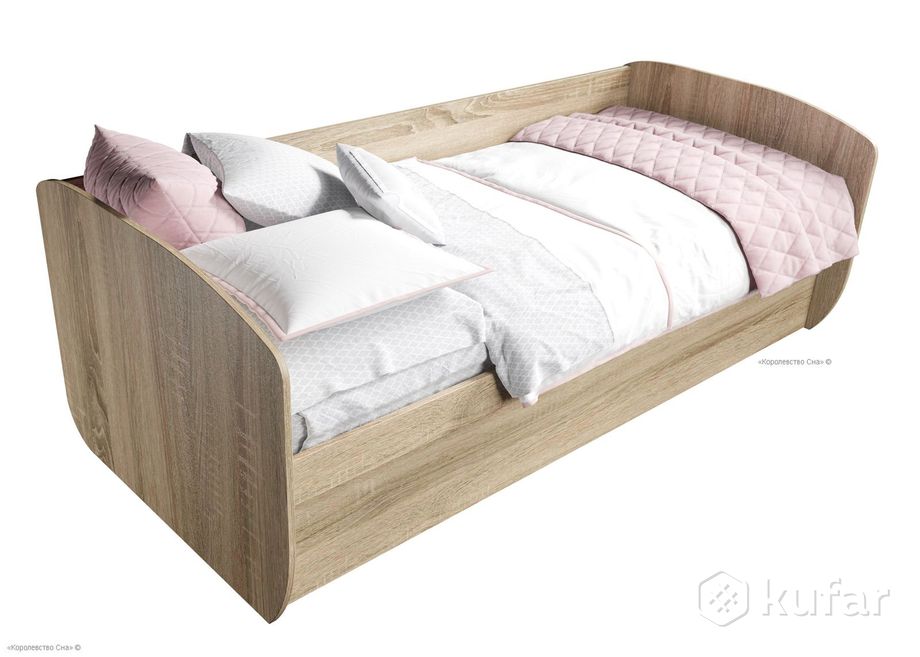 фото кровать подростковая сон&k, 90x200, разные цвета 0