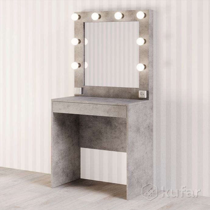 фото туалетный столик с зеркалом и подсветкой под заказ  2