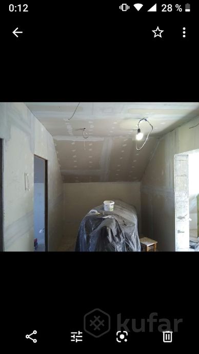 фото шпаклёвка, покраска потолков, стен 3