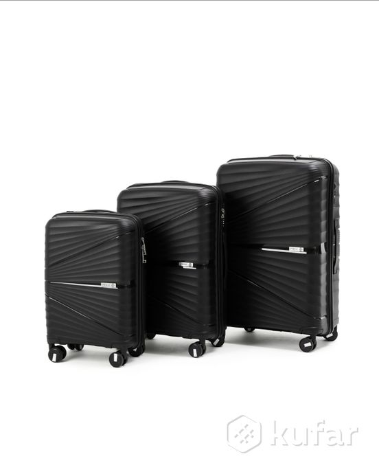 фото чемодан из полипропилена pride, размеры s, m, l 3