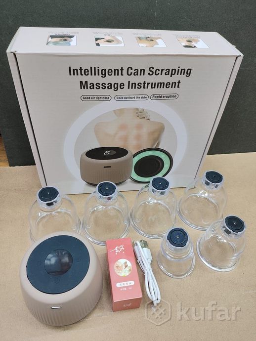 фото вакуумный антицеллюлитный массажер для тела intelligent can scarping massage instrument lc-2023 (бло 5
