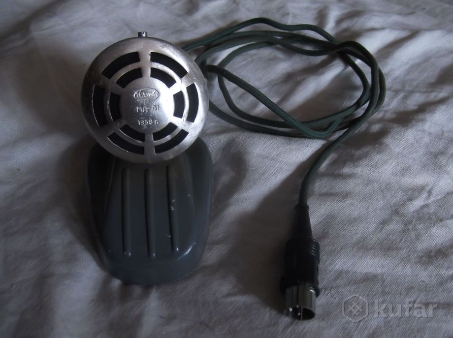 фото винтажный микрофон октава мд41. 1958год.электродин 0