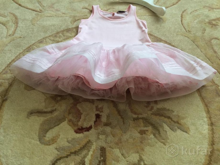 фото зефирно- розовое платье monnalisa. италия 3
