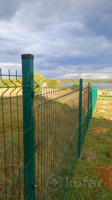 фото забор с установкой. ворота. минский р-н. 4