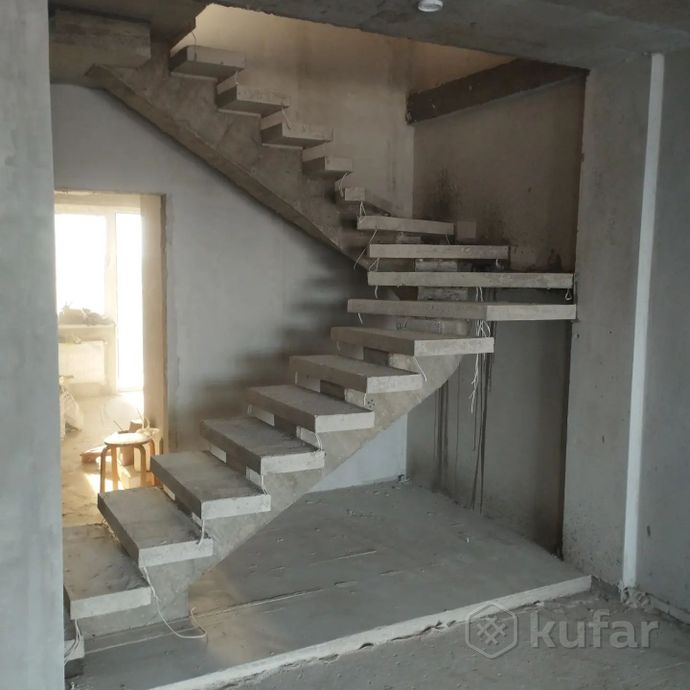 фото бетонные (монолитные)лестницы  0
