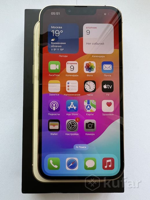 фото apple iphone 13 pro 128 gb gold в отличном состоянии гарантия 1