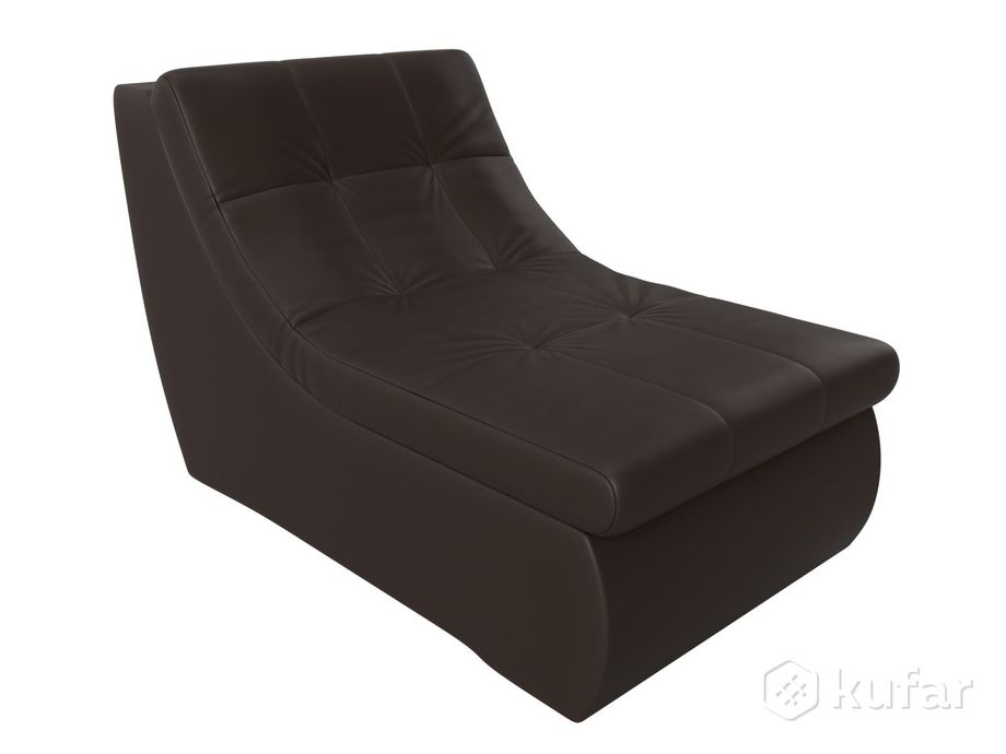 фото модуль холидей кресло экокожа коричневый - лига диванов 0