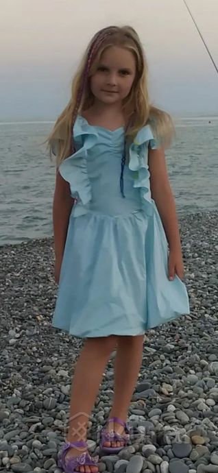 фото голубое итальянское платье twin set  2