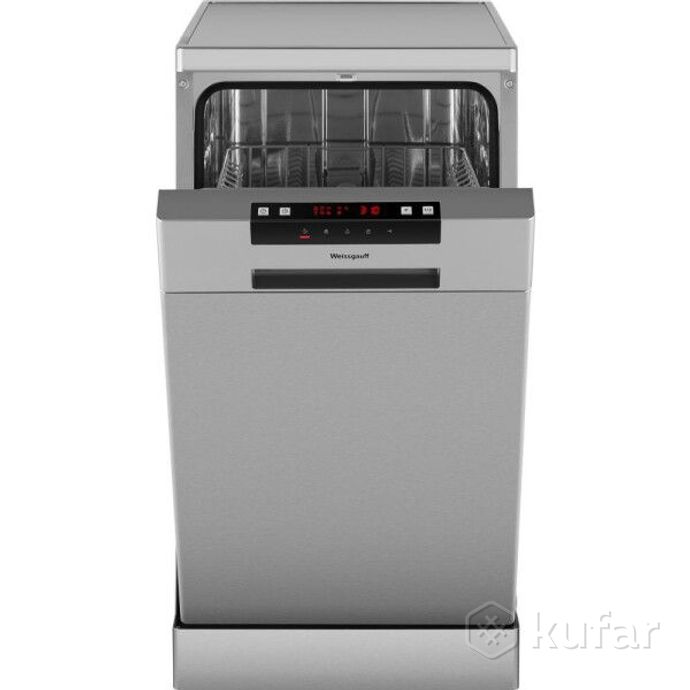 фото отдельностоящая посудомоечная машина weissgauff dw 4515 inox  1