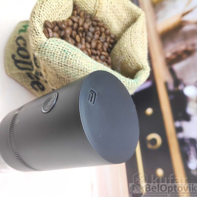 фото кофемолка портативная electric coffee grinder для дома и путешествий, usb 5