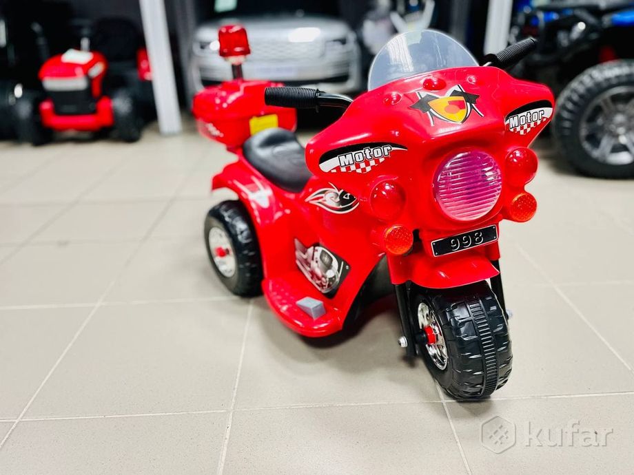 фото детский мотоцикл rivertoys moto 998 для деток от года до 4-5 лет 12