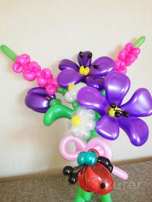 фото цветы и букеты из шаров 3